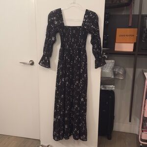 o.p.t. Floral Midi Dress